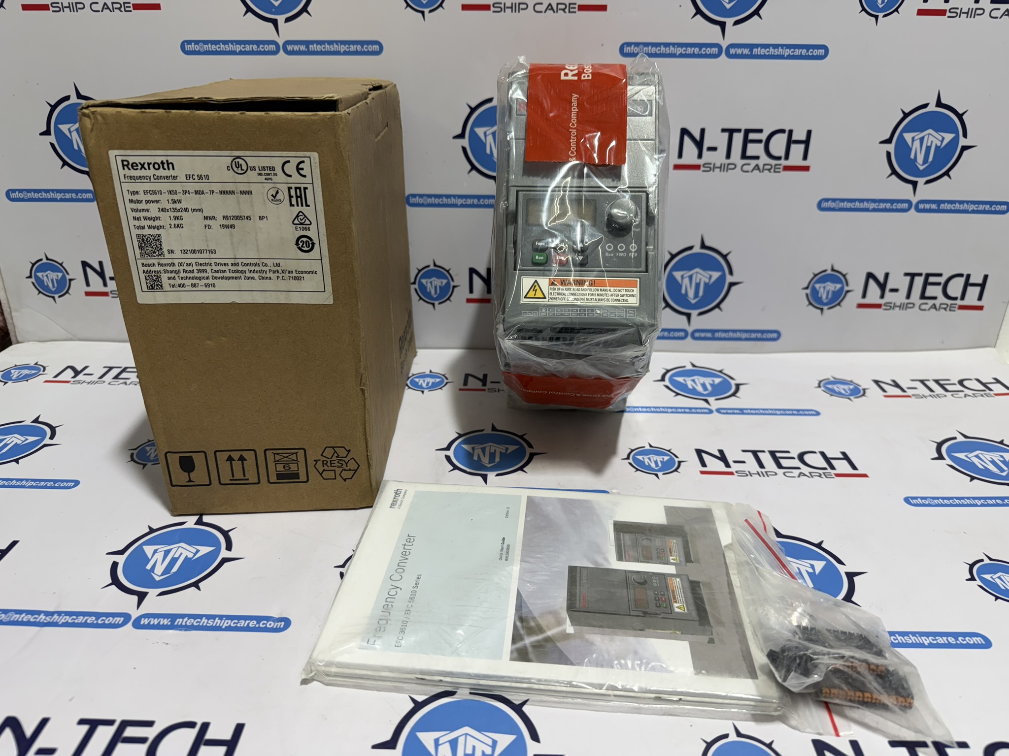 Rexroth EFC 5610 Frequency Converter 1.5kW VFD Drive