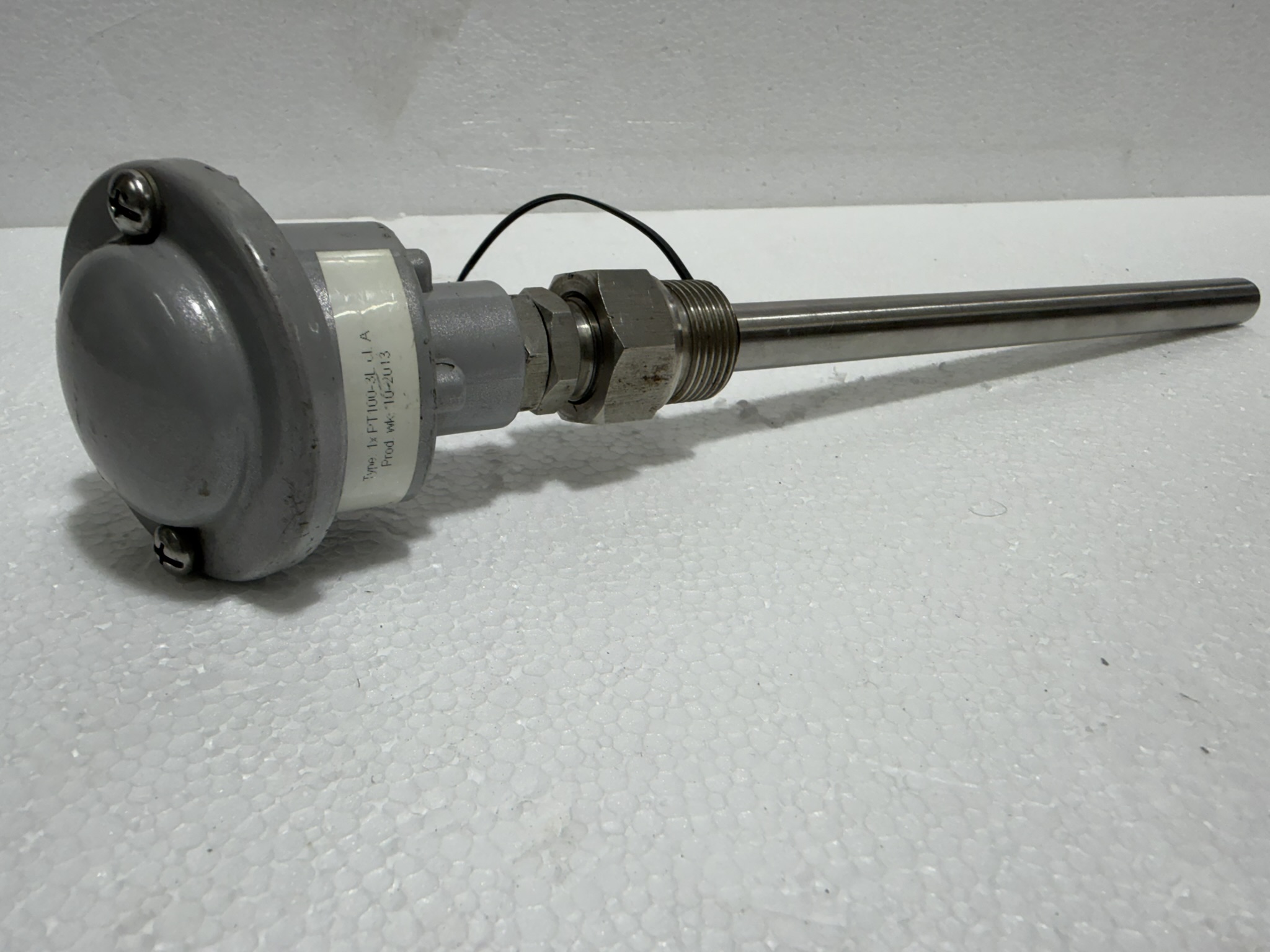 PT100-3L RTD Temperature Sensor Probe with Terminal Head – New