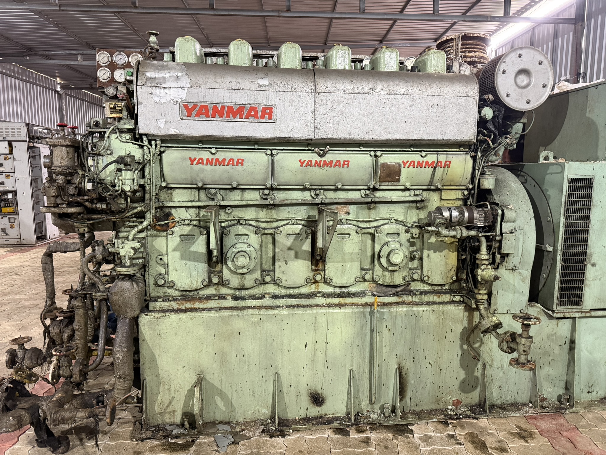 Yanmar 6N21AL-DN Marine Auxiliary Diesel Engine – 900 RPM Complete engine with Major & Minor Spares