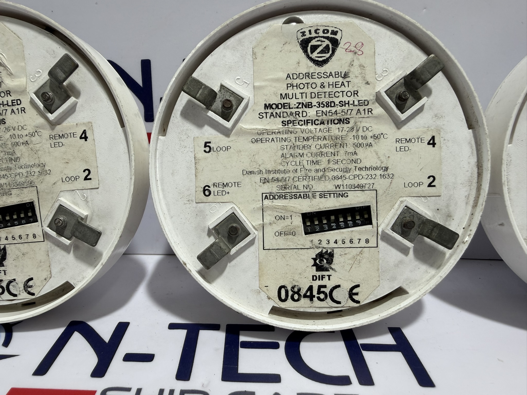 Zicon ZNB-358D-SH-LED Addressable Photo & Heat Multi Fire Detector