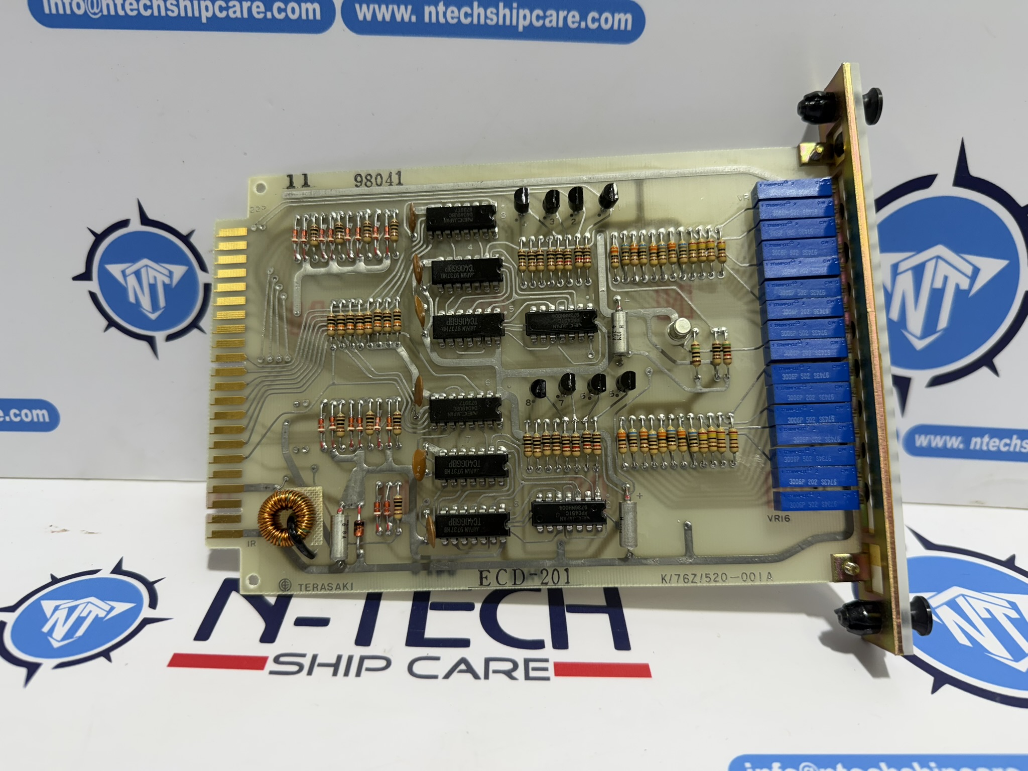 Terasaki ECD-201 PCB Module K/76Z/520-001A – Marine Control & Signal Processing Board