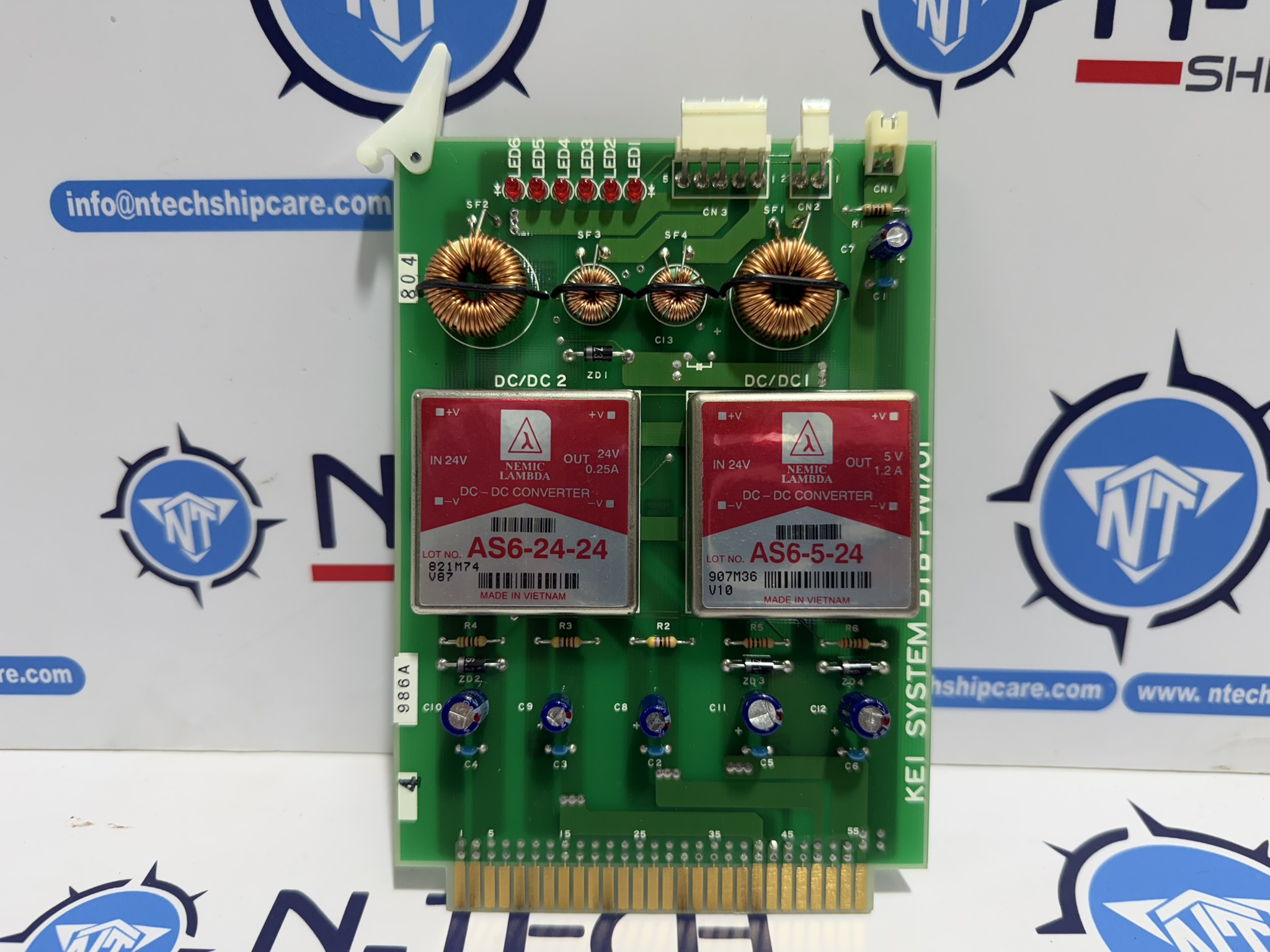 KEI System BTB-PW/01 PCB Module – Marine Power Supply & DC-DC Converter Board
