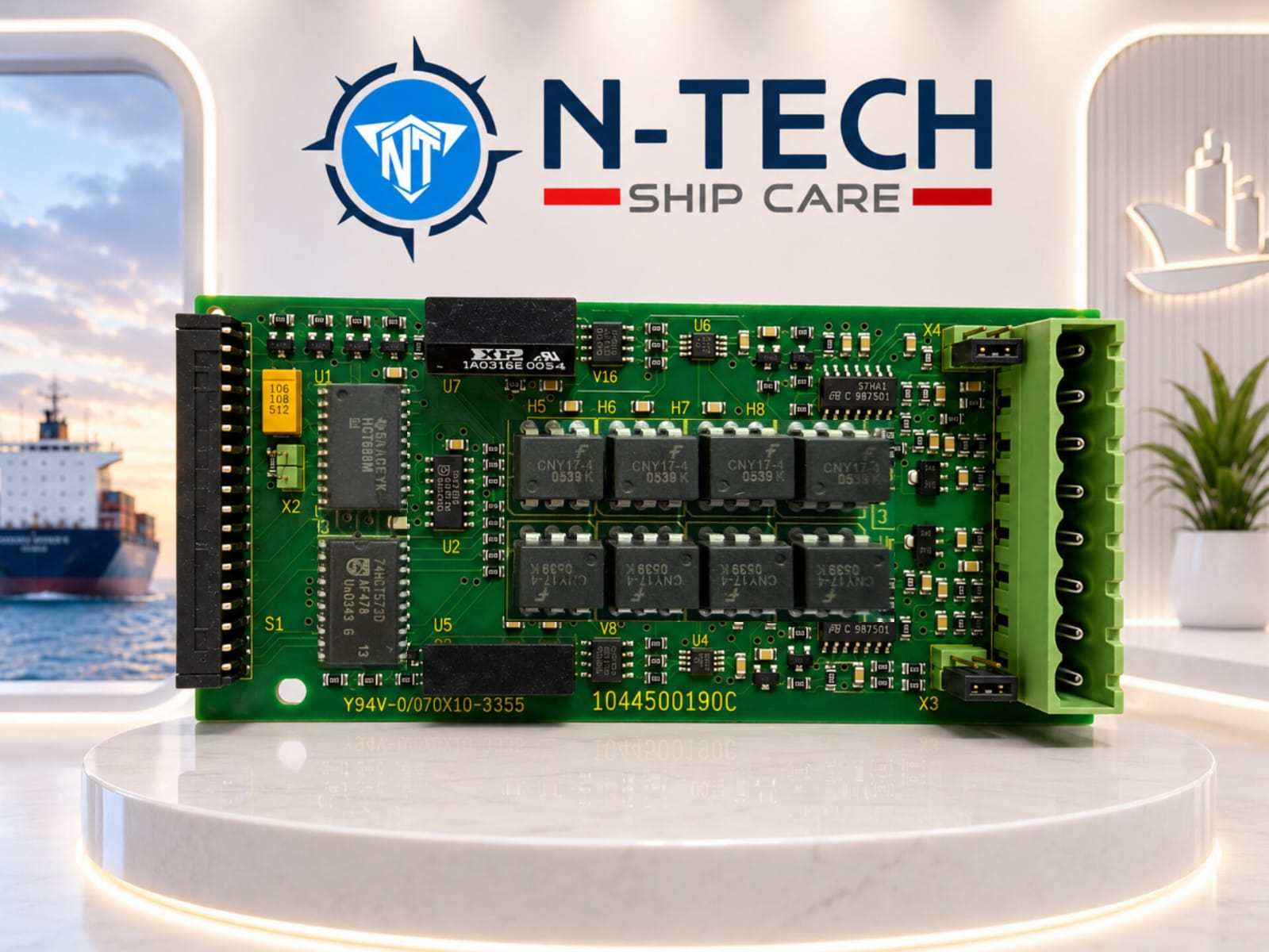 DEIF 1044500190C Interface / Optocoupler PCB Module