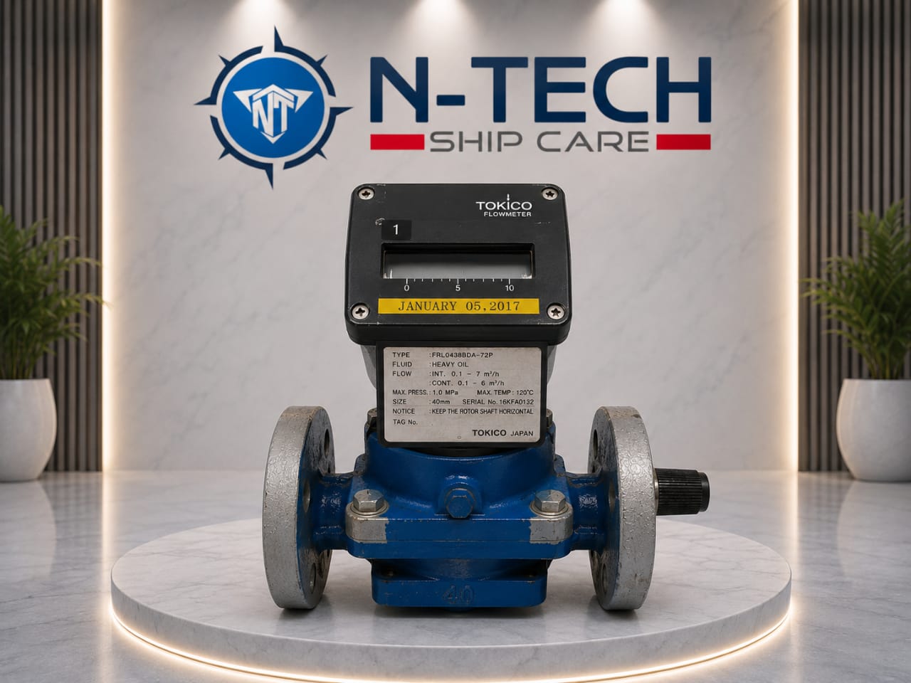 TOKICO FRL0438BDA-72P Heavy Oil Flowmeter