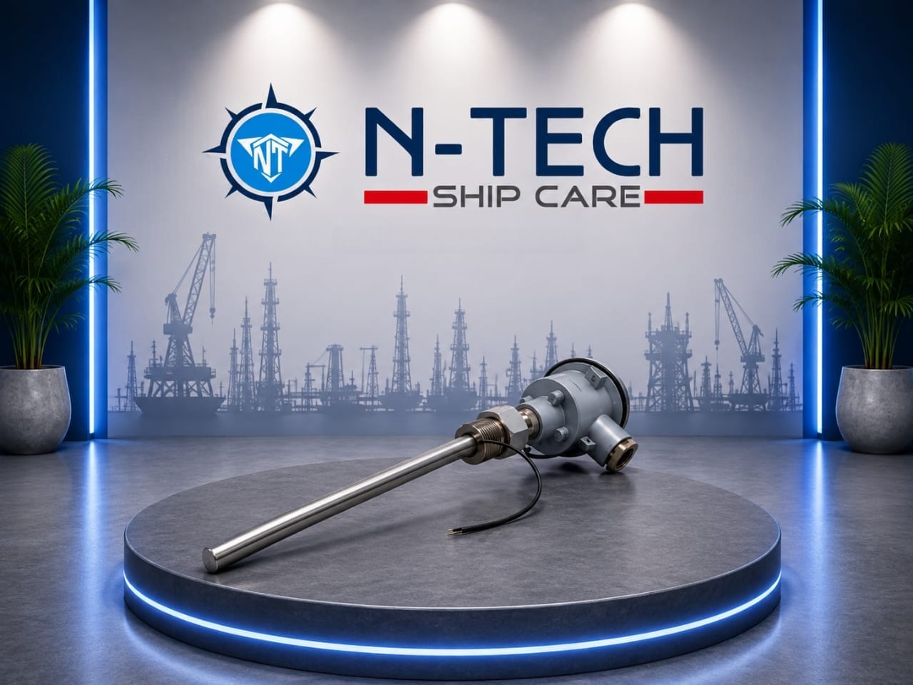 PT100-3L RTD Temperature Sensor Probe with Terminal Head – New