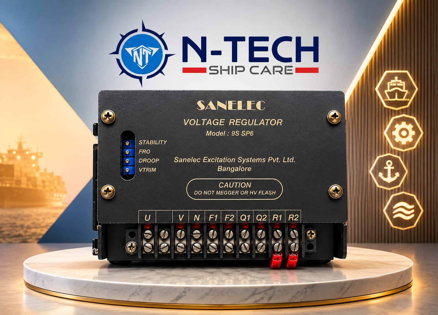 Sanelec 95 SP6 Voltage Regulator AVR