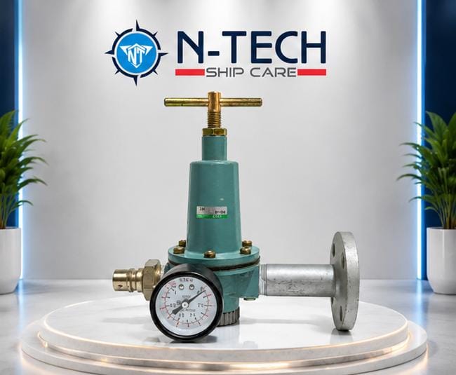 CKD Pressure Reducing Regulator Valve with Pressure Gauge & Flanged Connection
