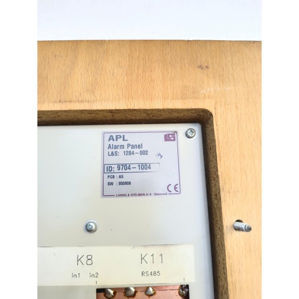 Apl L&S 1284-002 Alarm Panel