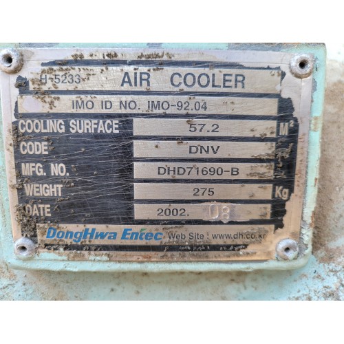 MAN B&W L23-30H Donghwa entec Air cooler